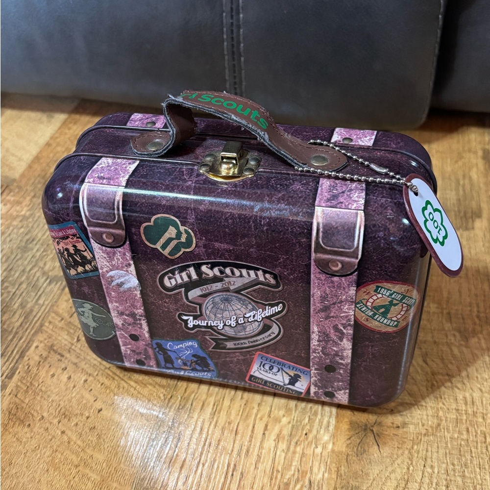 Girl Scouts 100 Anniversary 1912-2012 Tin Lunch Box Suitcase Collection